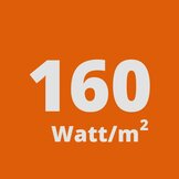 160 Watt/m2  width=