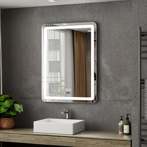 Moderne Badkamer Spiegel  "Bosa" - 80 x 60 cm - LED &amp; Anti-condens