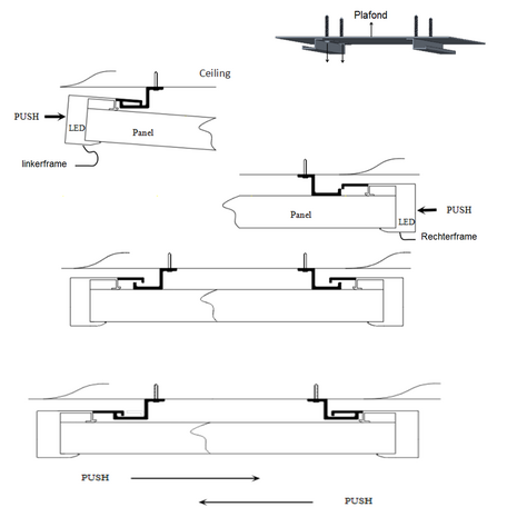 Infrarood paneel Monza met LED verlichting - 700 Watt - 63 x 108 cm (FSK)