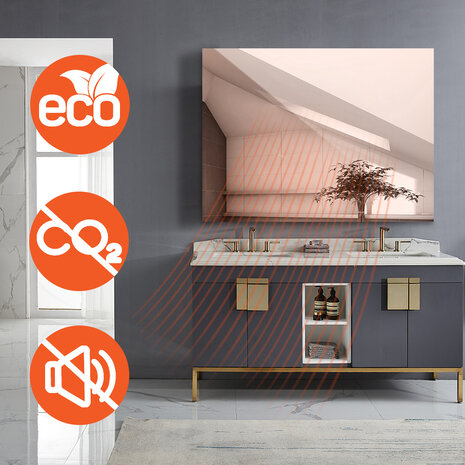 VH Palermo - 450 watt - 60 x 80 cm - spiegel
