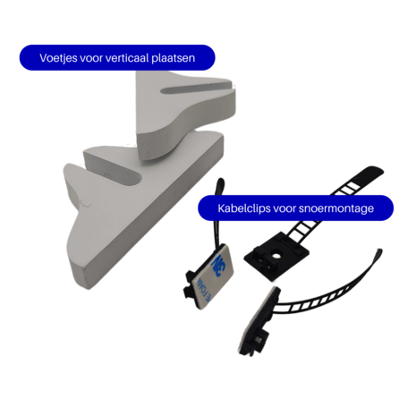 VH Infrarood verwarmer voor montage onder bureau - 215 Watt - 60 x 60 cm