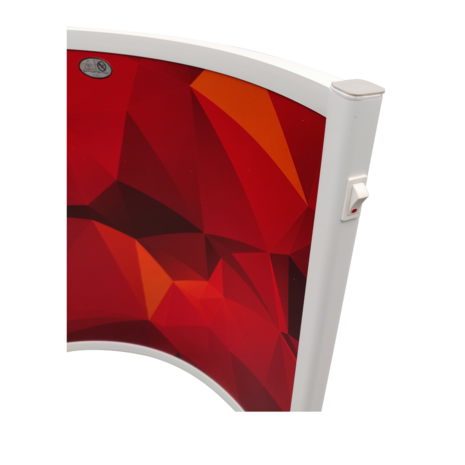 VH Curved - 300 watt - 55 x 52 cm - rood