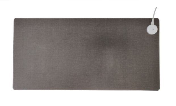 VH Verwarmde bureaulegger 80 x 40 cm - Grijs