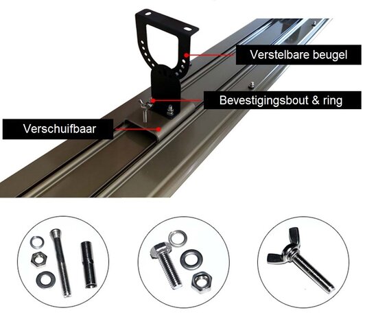 CityLine Topdesign heatbar serie B - 159,5 x 18,9 cm - 2400 watt
