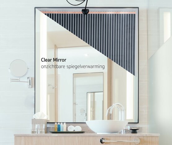 ClearMirror Spiegelverwarming 30 x 60 cm