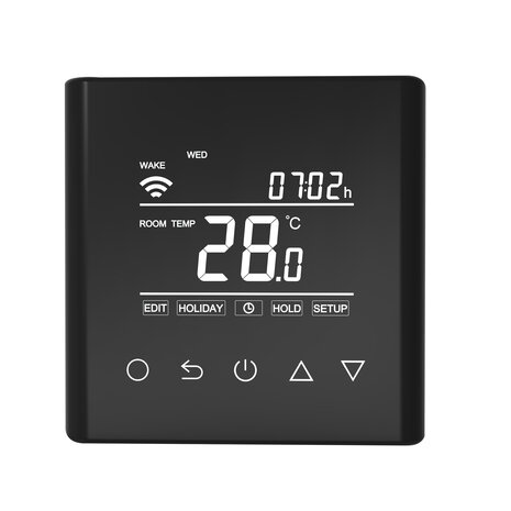 VH Control Calypso-W digitale wifi inbouwthermostaat - zwart