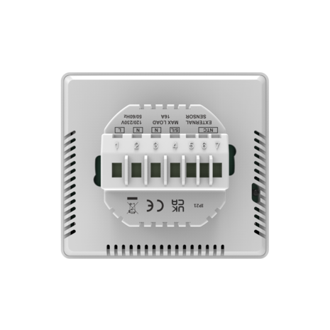 VH Control Olympus XL Digitale wifi inbouwthermostaat - Wit
