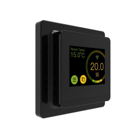 VH Control Olympus Digitale wifi inbouwthermostaat - Zwart