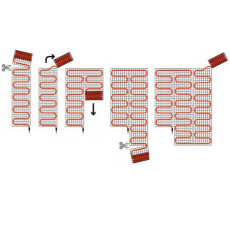 Innovaheat Elektrische vloerverwarming op mat - 1,5 m&sup2;