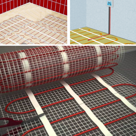 Innovaheat Elektrische vloerverwarming op mat - 7 m&sup2;