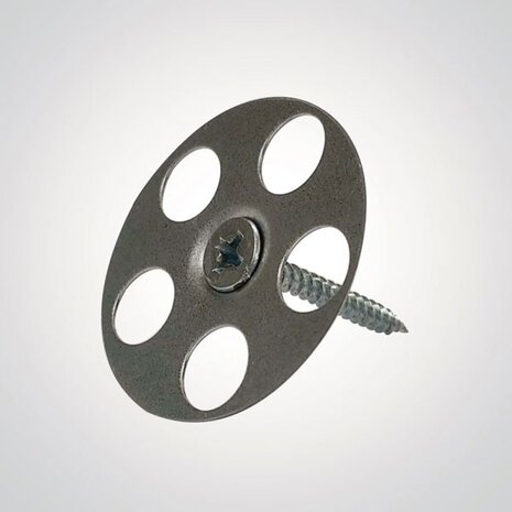 VH RVS bevestigingsrozetten 32 mm voor Polyboard XPS platen