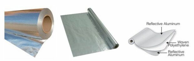 VH Reflectiefolie Aluminium - 30 meter