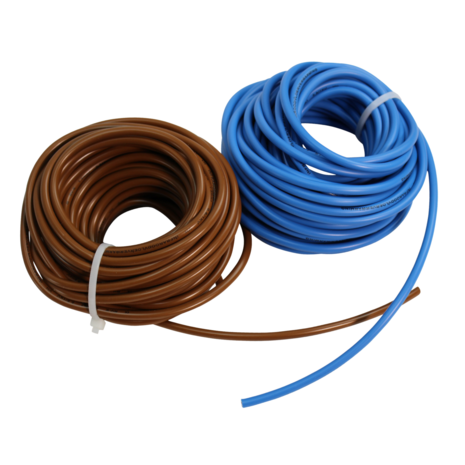 VH Installatiedraad 1,5 mm&sup2; RV-K voorzien van dubbele mantel - blauw