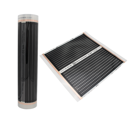 VH Extra folie voor Infrarood Vloerverwarming Doe-Het-Zelf pakket - folie 100 cm - 130 watt/m&sup2; - 10 m&sup2;