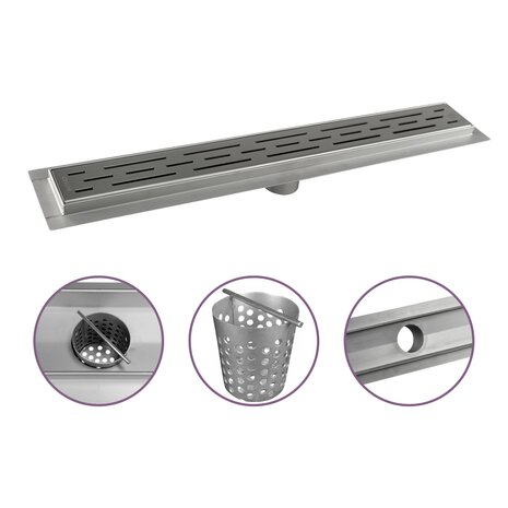 CityLine douchegoot 70 cm met flens - onderuitloop 50 mm