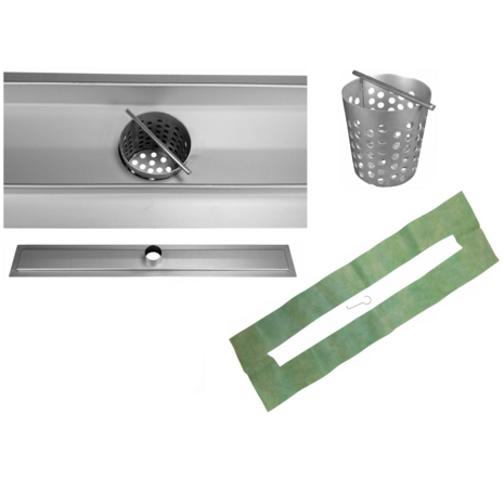 CityLine douchegoot 70 cm met flens - onderuitloop 50 mm