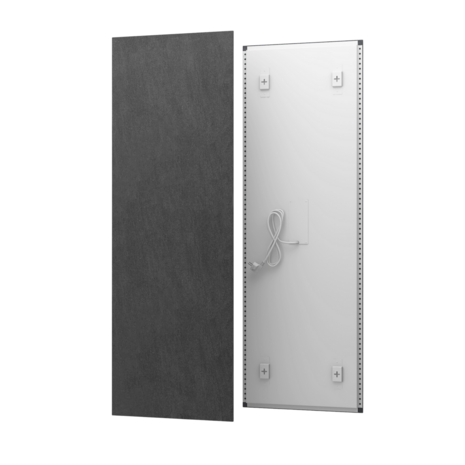 Ecosun serie CR - 500 watt - 40x120cm - Basalt zwart