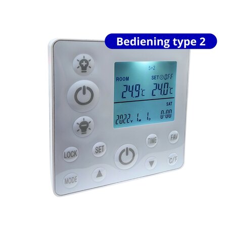 Bedieningsconsole voor Infrarood LED paneel - type 2