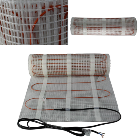 Elektrische losse vloerverwarming op mat - 1m&sup2; - 150 watt