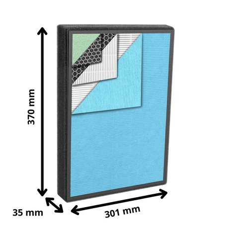 Duo Pack Hepa Filter voor de Cityline Luchtreiniger &quot;Pro&quot;