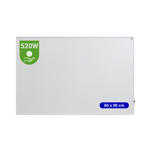 Infrarood Paneel Verona - 60 x 90 cm - 520 Watt