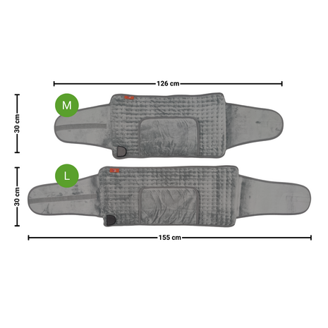 Elektrische buikverwarmer "Kangoeroe" - Warmtegordel - Maat Large