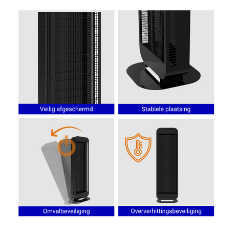 VH infrarood straler Amalfi - staand model - 1900 watt