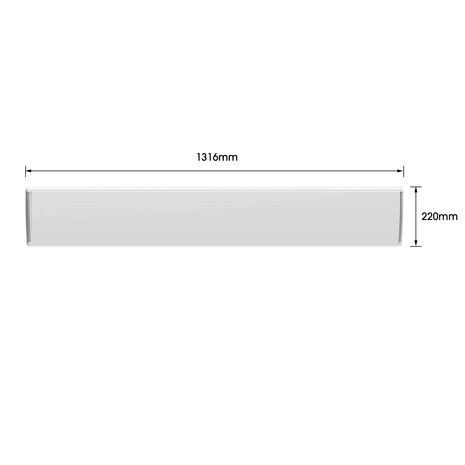 VH Ostuni Smart HeatBar Wit - 2400 Watt