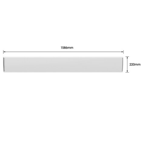 VH Ostuni Smart HeatBar Wit - 3000 Watt