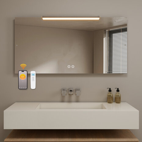 VH Palermo LED - 750 watt - 80 x 100 cm - spiegel met LED verlichting