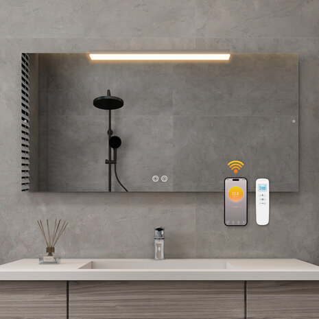 VH Palermo LED - 750 watt - 80 x 100 cm - spiegel met LED verlichting