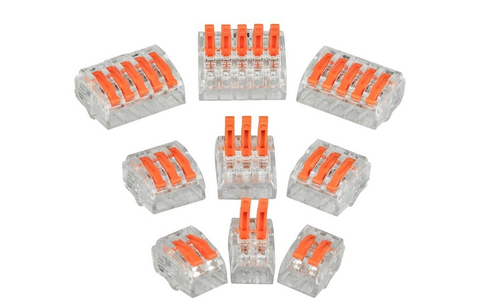VH Set hevelklemmen 5, 3 en 2 gats - 0,2 tot 2,5 mm²