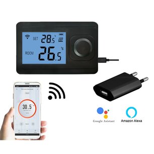 VH Control Otus Wifi Digitale RF Wifi thermostaat zwart - zonder ontvanger