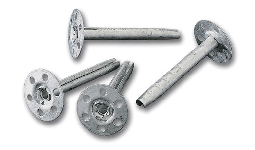 VH Metaalpluggen polyboard 50 mm - Gegalvaniseerd