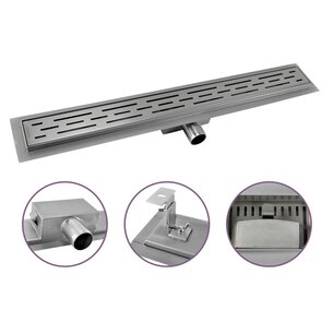 CityLine douchegoot 70 cm flens met zij-uitloop