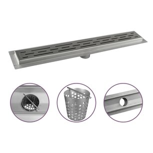 CityLine douchegoot 90 cm met flens - onderuitloop 50 mm