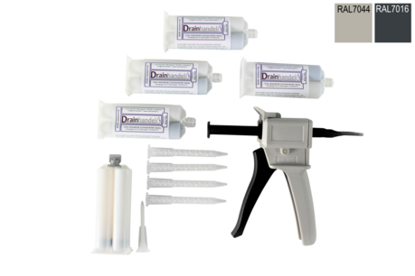 CityLine snel uithardende epoxy kit voor het waterdicht afwerken van douchegoten 120 t/m 140 cm