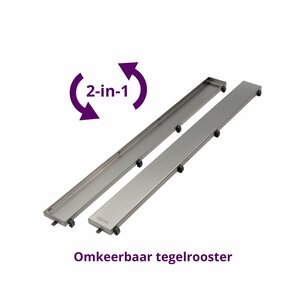 CityLine rvs 2-in-1 tegelrooster