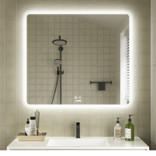 Moderne Badkamer Spiegel "Alghero" - 80 x 90 cm - LED & Anti-condens Moderne Badkamer Spiegel "Alghero" - 80 x 90 cm - LED & Anti-condens