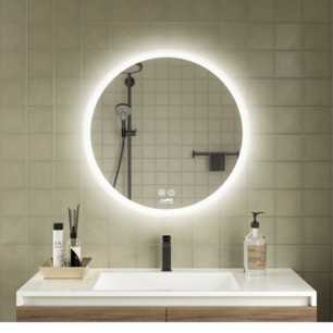 Moderne Badkamer Spiegel "Portobello" - Rond - 60 cm - LED & Anti-condens Moderne Badkamer Spiegel "Portobello" - Rond - 60 cm - LED & Anti-condens